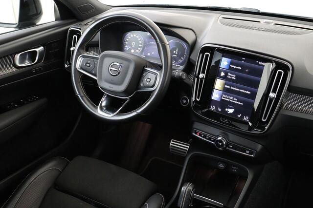 Volvo XC40 T4 RECHARGE R-DESIGN *VOL!* -PANO.DAK|HARMAN/KARDON|360°CAM|POWER-SEATS|STANDKACHEL|BLIS|PRIVACY.GLAS|VERW.VOORRUIT|INDUC.LADEN|19"|SoH:90%