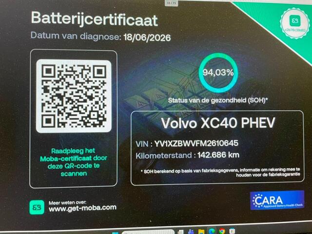 Volvo XC40 1.5 T4 Recharge Inscription - Carplay, Afn. Trekhaak, SOH 94%