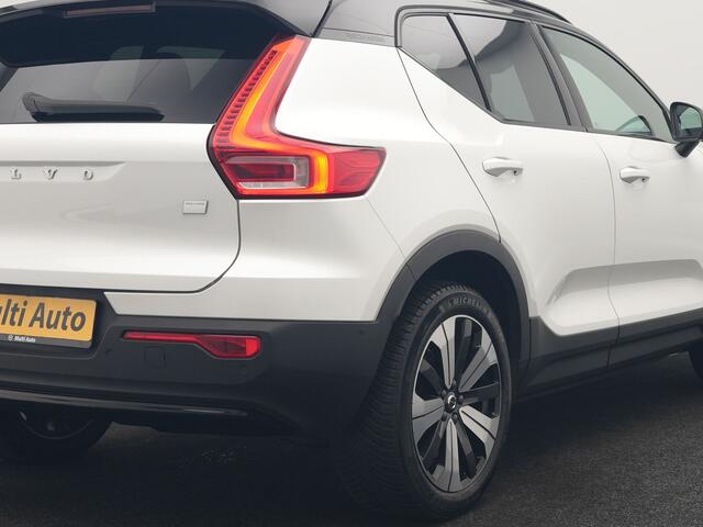 Volvo XC40 Recharge Ultimate 69 kWh 232pk Dealer O.H | Panodak | 360 Camera | Adaptive Cruise | Harman / Kardon | Alcantara Sportstoelen Memory & Verwarmd | BLIS | Keyless | Apple Carplay | Pilot Assist | Stuurverwarming | Google Assistant & Maps | Navigatie | DAB |