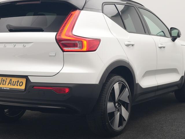 Volvo XC40 Recharge Ultimate 70 kWh 232pk Dealer O.H | Panodak | Adaptive Cruise | Harman / Kardon | 360 Camera | Alcantara Sportstoelen Memory & Verwarmd | Apple Carplay | Keyless | Stuurverwarming | BLIS | Google Assistant & Maps | Virtual | Navigatie | DAB | 20"L