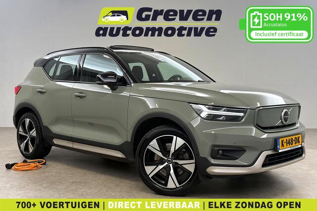 Volvo XC40 Recharge P8 AWD R-Design 78 kWh | Snelladen | SOH 91% | Pano | 360° | Virtual | H/K | Trekhaak | Carplay | Stoel/Stuurverw. | NAP