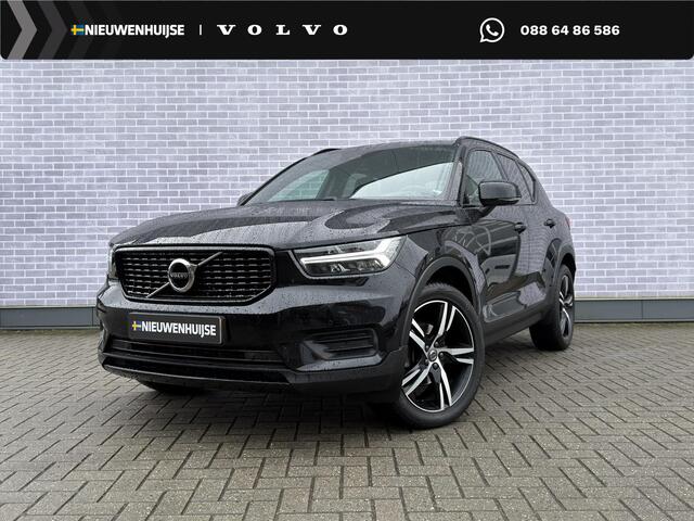 Volvo XC40 T3 R-Design Aut | Trekhaak | Stoel- en Stuurverwarming | Achteruitrijcamera | Parkeersensoren Voor en Achter | 19 Inch Velgen | Voorruitverwarming | Getint Glas | Keyless | Navigatie | Apple Carplay / Android Auto | Nubuck Bekleding |