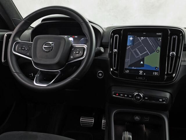 Volvo XC40 1.5 T5 Recharge R-Design 252Pk Automaat (APPLE CARPLAY, GROOT NAVI, CAMERA, HARMAN/KARDON, LEDER/ALCANTARA, SPORTSTOELEN, GETINT GLAS, NIEUWSTAAT)