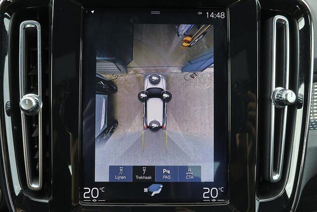 Volvo XC40 2.0 T4 R-Design - Panorama/schuifdak - IntelliSafe Surround - 360º Camera - Parkeersensoren voor & achter - Elektr. bedienb. voorstoelen met geheugen links - Cruise control - Inklapbare trekhaak - 19' LMV