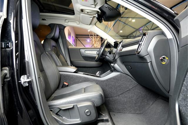 Volvo XC40 1.5 T4 Recharge 155kW/211pk DCT7 Inscription PANORAMADAK + EL.TREKHAAK + ADAPT.CRUISE + PILOT ASSIST + EL.STOELEN + BLIS + NAPPA LEDER + NAVI SENSUS + LANE ASSIST + ACHTERUITRIJCAMERA + KEYLESS ENTRY&GO + PARKSENSOREN V&A + 19" LM-VELGEN!!
