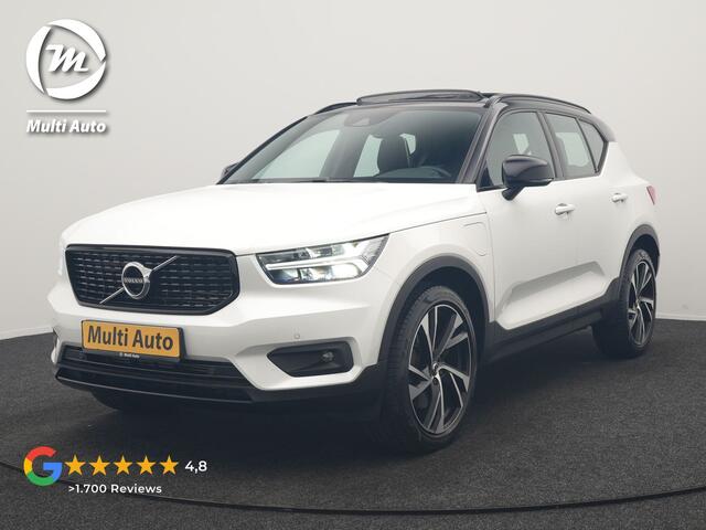 Volvo XC40 T5 Recharge R-Design PHEV 262pk | Panodak | Adaptive Cruise | Camera | Alcantara Sportstoelen Memory & Verwarmd | Stuur Verwarmd | Keyless | BLIS | Apple Carplay | Navigatie | DAB | 20"L.M | Plug in Hybrid |