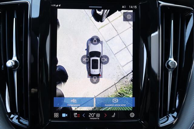 Volvo XC60 T8 Recharge AWD Plus Dark - Panorama/schuifdak - IntelliSafe Assist & Surround - 360º Camera - Harman/Kardon audio - Verwarmde voorstoelen, stuur & achterbank - Parkeersensoren voor & achter - Elektr. bedienb. voorstoelen met geheugen - Draadloze tel. lad