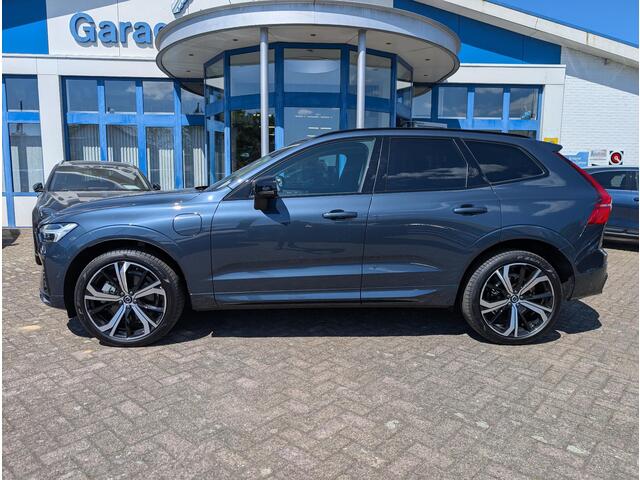 Volvo XC60 2.0 T8 Plug-in hybrid AWD Plus Dark | Luchtvering, E-Trekhaak, 360°, PANO, 21 inch velgen, Lift modus, zeer luxe!