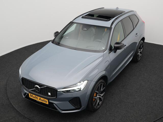 Volvo XC60 T8 AWD Polestar Engineered Plug in Hybrid 455pk Long Range Thunder Grey PHEV | Panodak | Lederen Sportstoelen Memory | Google Assistant | Pilot Assist | Harman Kardon | Head Up | Adaptive Cruise | L.M. 21" | Virtual | 360 Camera | Navigatie | Apple Carpl