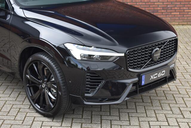 Volvo XC60 T6 350PK Plug-in hybrid AWD Ultra Black Edition | Gelamineerde zijruiten | Luchtvering | Visual park assist