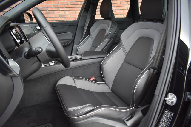 Volvo XC60 T6 350PK Plug-in hybrid AWD Ultra Black Edition | Gelamineerde zijruiten | Luchtvering | Visual park assist
