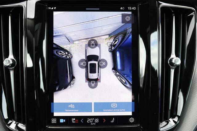 Volvo XC60 T6 Recharge AWD Plus Dark - LONG RANGE - Panorama/schuifdak - IntelliSafe Assist & Surround - 360º Camera - Adaptieve LED koplampen - Verwarmde voorstoelen, stuur & achterbank - Parkeersensoren voor & achter - Elektr. bedienb. voorstoelen met geheugen - D