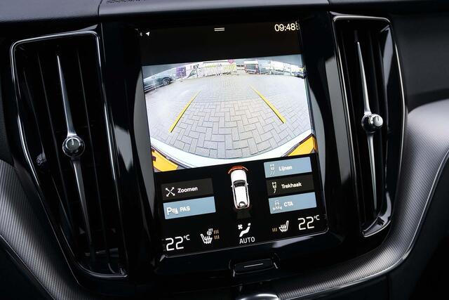 Volvo XC60 T6 Recharge AWD R-Design | Luchtvering | Trekhaak | Parkeerverwarming | Adaptive Cruise control | Camera | Verwarmbare voorruit | Adaptieve Full LED koplampen | Geheugen best. stoel