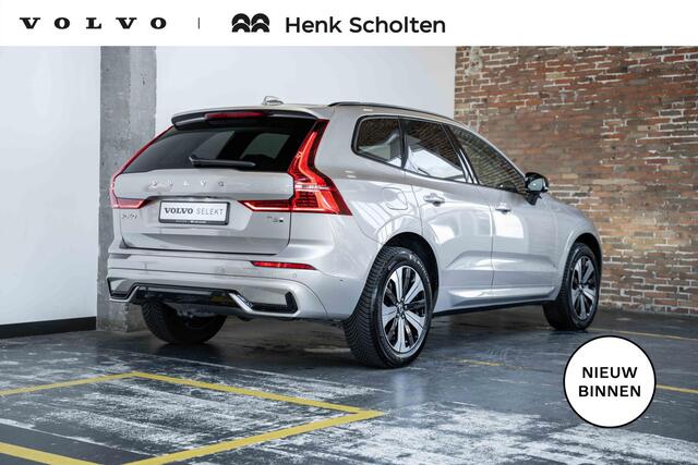 Volvo XC60 T6 Automaat Plug-in hybrid AWD Plus Dark | 4-seizoenenbanden | Google infotainment | 360° Parkeercamera | Harman Kardon premium audio | Semi Electrische trekhaak | Panoramadak | Parkeersensoren voor + achter | Longe Range | Electrische bedienbare voorstoe