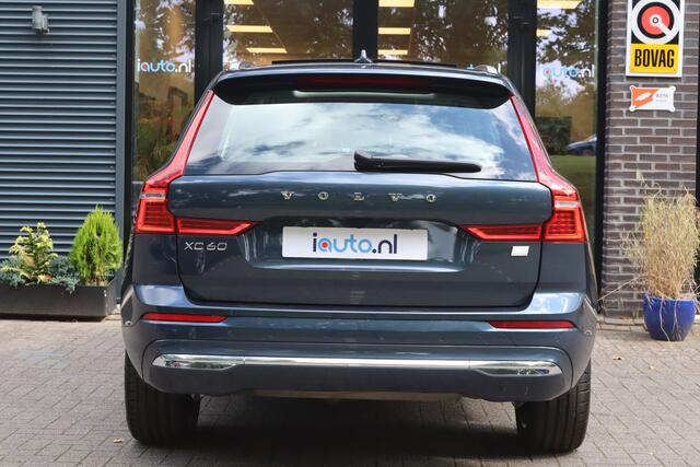 Volvo XC60 2.0 Recharge T6 AWD Ultimate Bright Pano/LED/Leder/Head-up/BLIS/Elek. sportstoelen+mem/Keyless/Camera/Virtual Cockpit/20"/DAB+