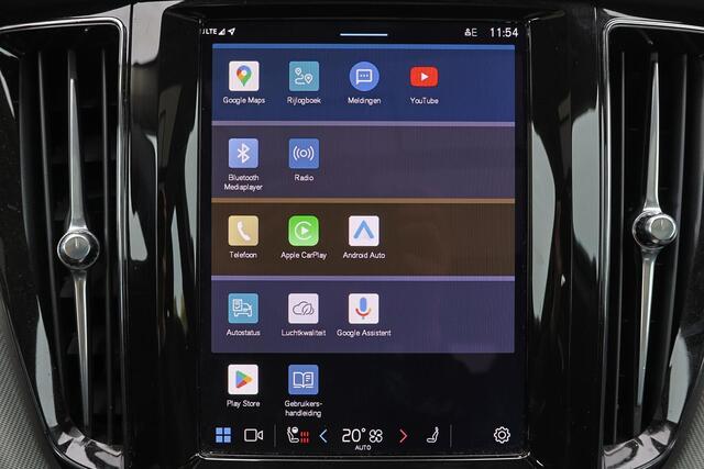 Volvo XC60 T6 Recharge AWD Plus Dark - Panorama/schuifdak - IntelliSafe Assist & Surround - 360º Camera - Verwarmde voorstoelen, stuur & achterbank - Parkeersensoren voor & achter - Elektr. bedienb. voorstoelen met geheugen - Draadloze tel. lader - Elektr. inklapbar