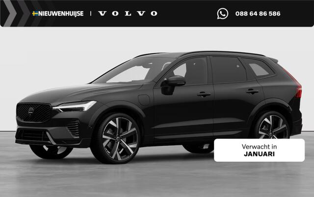 Volvo XC60 2.0 T6 Plug-in hybrid AWD Plus Black Edition | Luchtvering | Keyless Entry | Head-up Display | Panoramadak | Harman Kardon Audio | 360 Camera | Donker Glas | Elek. Verst. Voorstoelen