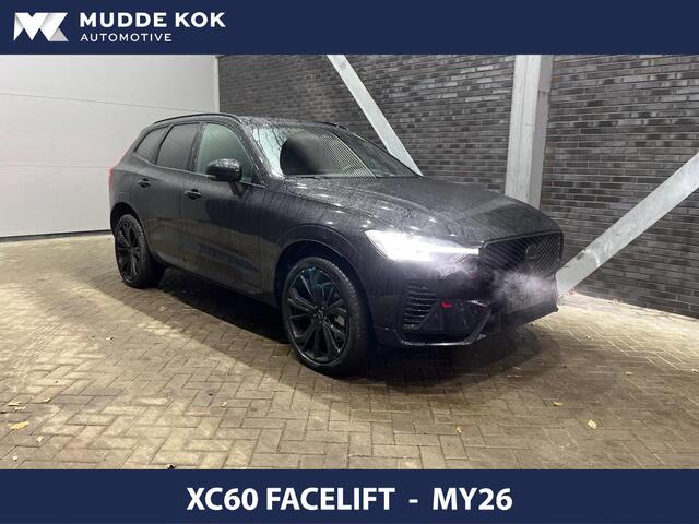 Volvo XC60 T6 Plug-in hybrid Plus Black Edition | FACELIFT | MY2026! | Luchtvering | Head-Up | 360° Camera | ACC