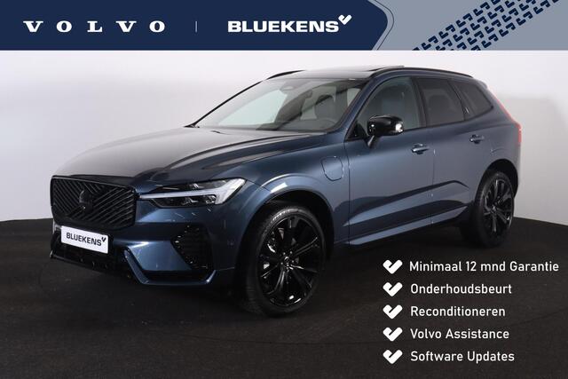 Volvo XC60 T6 Recharge AWD Ultra Black Edition - Panorama/schuifdak - IntelliSafe Assist & Surround - 360º Camera - Harman/Kardon audio - Adaptieve LED koplampen - Verwarmde voorstoelen, stuur & achterbank - Parkeersensoren voor & achter - Elektr. bedienb. voorstoel