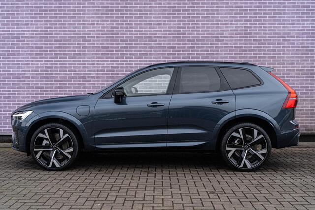 Volvo XC60 2.0 T6 Plug-in hybrid AWD Plus Black Edition | Panoramadak | 360 camera | Head-up display | Luchtvering | 22" lichtmetalen velgen | Getint Glas | Harman Kardon audio | Keyless Entry | Adaptive Cruise Control | Premium pakket |
