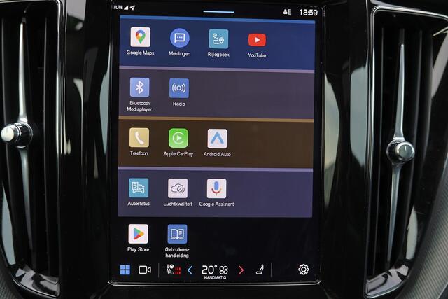 Volvo XC60 T6 Recharge AWD Core Bright - Panorama/schuifdak - IntelliSafe Assist & Surround - 360º Camera - Harman/Kardon audio - Adaptieve LED koplampen - Verwarmde voorstoelen, stuur & achterbank - Parkeersensoren voor & achter - Elektr. bedienb. voorstoelen met g