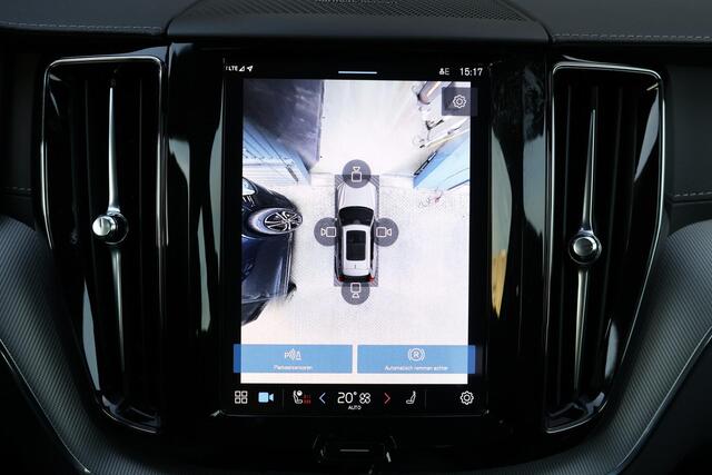 Volvo XC60 T6 Recharge AWD Ultra Dark - Panorama/schuifdak - IntelliSafe Assist & Surround - 360º Camera - Harman/Kardon audio - Adaptieve LED koplampen - Verwarmde voorstoelen, stuur & achterbank - Parkeersensoren voor & achter - Elektr. bedienb. voorstoelen met ge