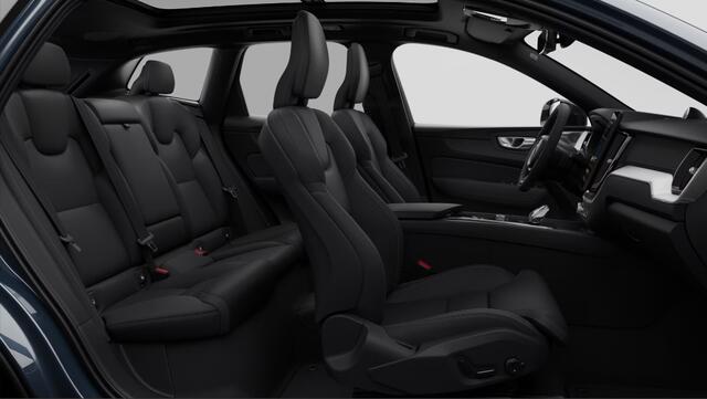 Volvo XC60 T6 Plug-in hybrid AWD Ultra Black Edition | Lounge pakket | Luchtvering met FOUR-C | Nappa Leder met ventilatie