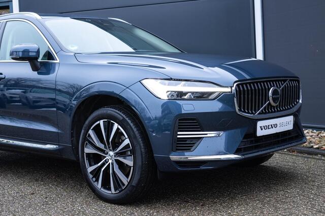 Volvo XC60 2.0 T6 Plug-in hybrid AWD Ultimate Bright | Luchtvering | semi Elec. inklapbare trekhaak | Blond Moriitz Leder | 4 camera's | Alarm klasse III af-fabriek|