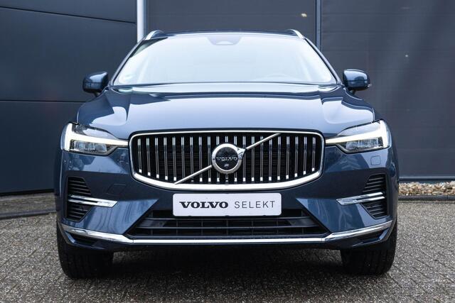 Volvo XC60 2.0 T6 Plug-in hybrid AWD Ultimate Bright | Luchtvering | semi Elec. inklapbare trekhaak | Blond Moriitz Leder | 4 camera's | Alarm klasse III af-fabriek|