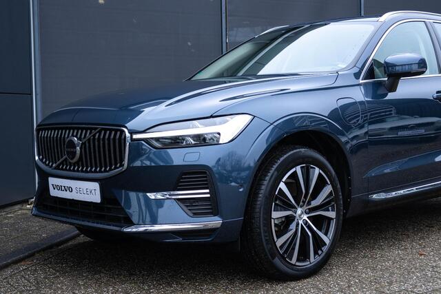 Volvo XC60 2.0 T6 Plug-in hybrid AWD Ultimate Bright | Luchtvering | semi Elec. inklapbare trekhaak | Blond Moriitz Leder | 4 camera's | Alarm klasse III af-fabriek|