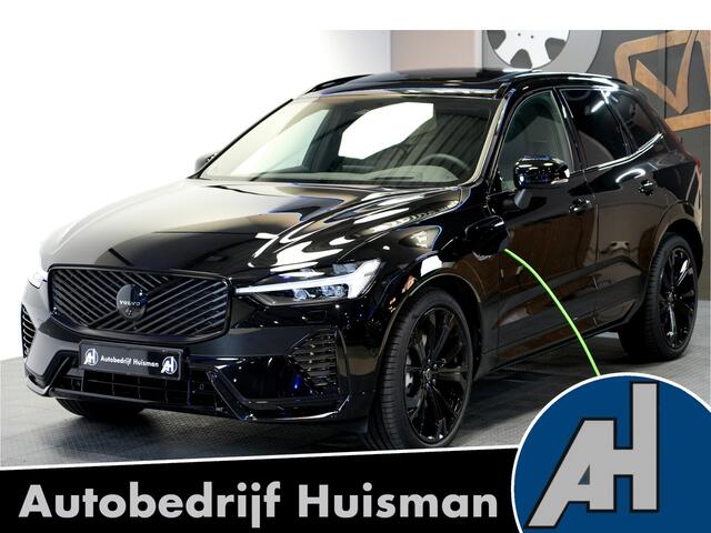 Volvo XC60 2.0 T8 AWD 335kW/456pk Aut8 MJ2026 Plug-in hybrid Ultra Black Edition LUCHTVERING + HARMAN/KARDON + PANORAMADAK + BLIS + STOELMASSAGE + PILOT ASSIST + STOELVERWARMING V&A + ADAPT.CRUISE + STUURVERWARMING + 360 CAMERA + PARKSENSOREN + 21" LM-VELGEN!!