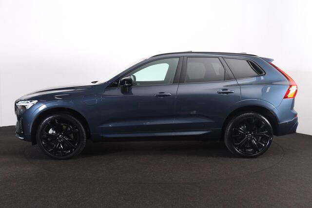 Volvo XC60 T8 Recharge AWD Ultra Black Edition - Panorama/schuifdak - IntelliSafe Assist & Surround - 360º Camera - Harman/Kardon audio - Adaptieve LED koplampen - Verwarmde voorstoelen, stuur & achterbank - Parkeersensoren voor & achter - Elektr. bedienb. voorstoel