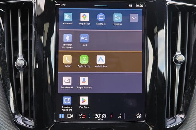 Volvo XC60 T6 Recharge AWD Plus Black Edition - Panorama/schuifdak - Parkeercamera achter - Verwarmde voorstoelen, stuur & achterbank - Parkeersensoren voor & achter - Elektr. bedienb. voorstoelen met geheugen - Head up display - Draadloze tel. lader - Cruise contro