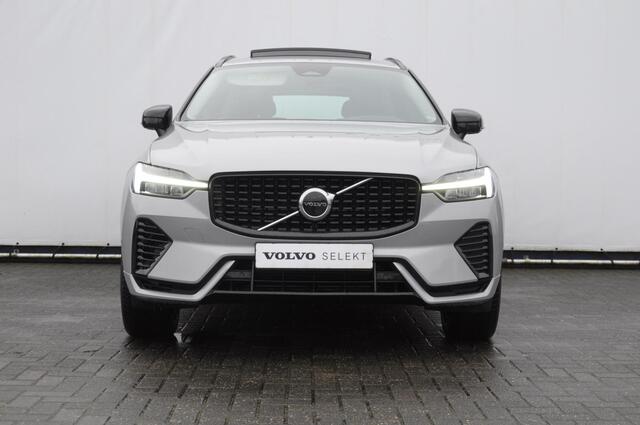 Volvo XC60 T6 350PK Automaat Plug-in hybrid AWD Plus Dark Panoramadak/ Cruise control/ Achteruitrijcamera/ Elektrisch bedienbare stoelen met geheugen/ Moritz leder/ Google infotainment/ Apple carplay/ Android auto/