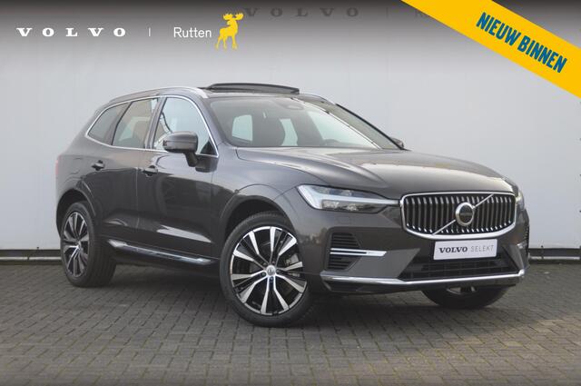 Volvo XC60 T6 350PK Automaat Plug-in hybrid AWD Ultra Bright Head-up display/ Harman Kardon audio/ BLIS/ Elektrischbedienbare stoelen met geheugen/ Moritz Leder/ Panoramadak/ Adaptive cruise control/ Pilot assist/ Apple Carplay/ Android auto/