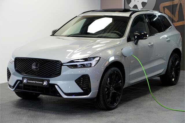 Volvo XC60 2.0 T8 AWD 335kW/456pk Aut8 MJ2026 Plug-in hybrid Ultra Black Edition HARMAN/KARDON + PANORAMADAK + BLIS + HEAD-UP + PILOT ASSIST + STOELVERWARMING V&A + ADAPT.CRUISE + GOOGLE DASH&SERVICES + STUURVERWARMING + 360 CAMERA + PARKSENSOREN + 21" LM-VELGEN!!