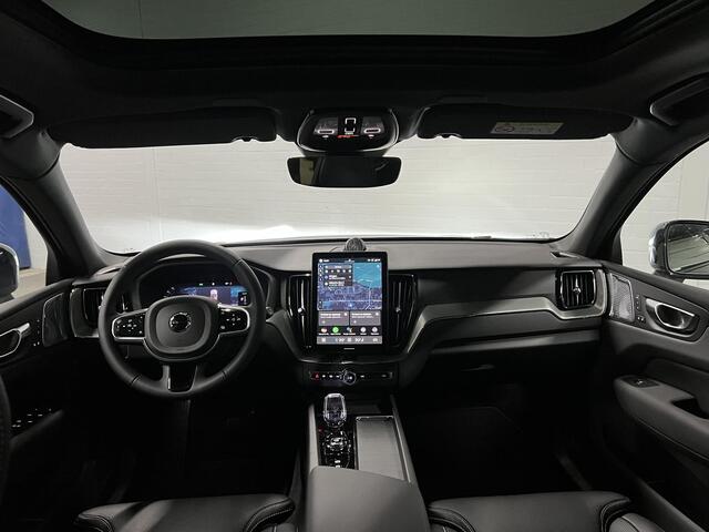 Volvo XC60 2.0 T8 Plug-in hybrid AWD Black Edition Luchtvering | Massage | Bowers & Wilkins | Adapt. Cruise | Open dak | Head-up | 360 camera | Stoelventilatie /-verwarming