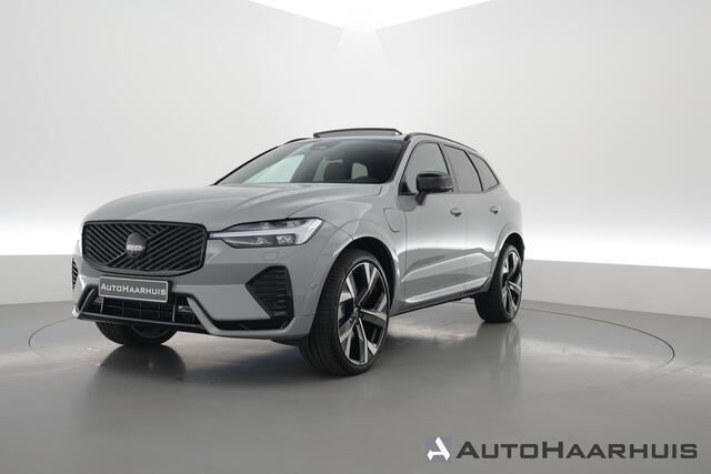 Volvo XC60 2.0 T8 Plug-in hybrid AWD Ultra Black Edition | Facelift | Trekhaak | Luchtvering | 22 inch | HUD | Pano |