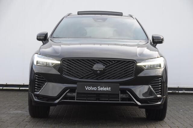 Volvo XC60 T6 350PK Automaat AWD Ultra Black Edition Facelift/ Head-up display/ Harman Kardon audio/ BLIS/ Elektrischbedienbare stoelen met geheugen / Panoramadak/ Adaptive cruise control/ Pilot assist/ Apple Carplay/ Android auto/