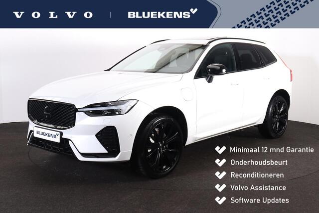 Volvo XC60 T8 Recharge AWD Ultra Black Edition - Panorama/schuifdak - IntelliSafe Assist & Surround - 360º Camera - Harman/Kardon audio - Adaptieve LED koplampen - Verwarmde voorstoelen, stuur & achterbank - Parkeersensoren voor & achter - Elektr. bedienb. voorstoel
