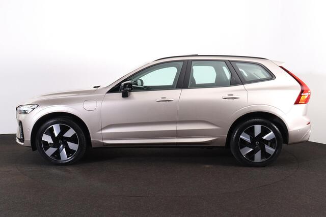 Volvo XC60 T6 Recharge AWD Ultra Dark - Panorama/schuifdak - IntelliSafe Assist & Surround - 360º Camera - Harman/Kardon audio - Adaptieve LED koplampen - Verwarmde voorstoelen, stuur & achterbank - Parkeersensoren voor & achter - Elektr. bedienb. voorstoelen met ge