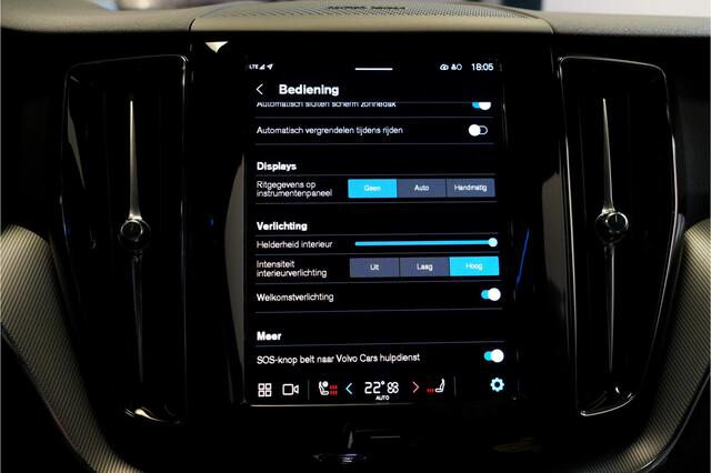 Volvo XC60 2.0 T6 AWD 293kW/399pk Aut8 Plug-in hybrid Plus Black Edition PANORAMADAK + HARMAN/KARDON + ADAPT.CRUISE + GOOGLE DASH + LANE ASSIST + STOELVERWARMING V&A + MATRIX LED-KOPLAMPEN + STUURVERWARMING + 360 CAMERA + PARKSENSOREN V&A + 21" LM-VELGEN!