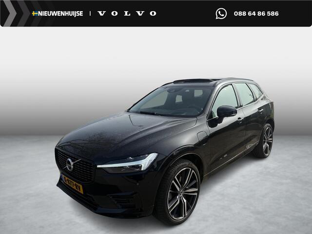 Volvo XC60 Recharge T6 AWD R-Design | Navigatie | Schuif-/Kanteldak | Head-Up Display | 360 Camera | Trekhaak | Adaptieve Cruise Control | Harman Kardon Audio | Stoel-/Stuurverwarming | Gelamineerd Glas Rondom | Park Assist | Memory | Elek. Stoelen | Zitverlenging |