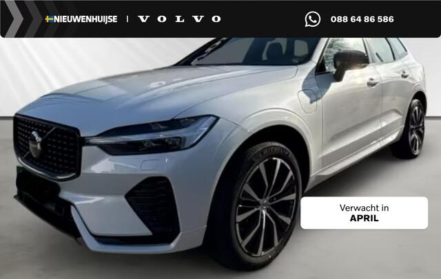 Volvo XC60 Plug-in Hybrid T6 AWD Plus Dark | Google | Long Range | Trekhaak | Panoramadak | Adaptieve Cruise Control | Standkachel | Stoel-/Stuurverwarming | Verwarmbare Voorruit | Verwarmbare Achterbank | Dodehoekdetectie| Actieve LED Koplampen | Zitverlenging | Ap