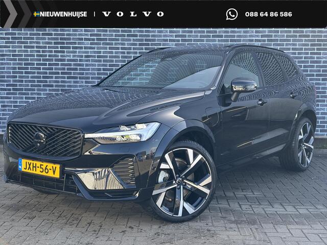 Volvo XC60 2.0 T8 Plug-in hybrid AWD Ultra Black Edition | PHEV | Facelift | Google | Long Range | Adaptieve Cruise Control | Luchtvering | Harman Kardon Audio | Stoelverwarming Voor + Achter | 360 Camera | Keyless | Gelamineerd Glas | DAB | Stuurverwarming | Head-U