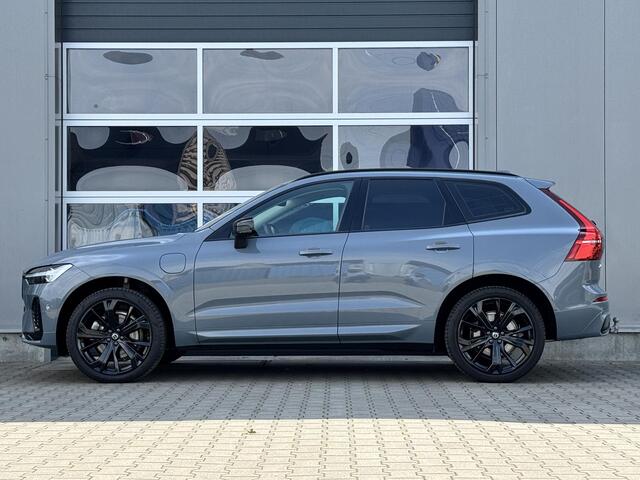 Volvo XC60 2.0 T6 Plug-in hybrid AWD R-Design Long Range | 350 pk | Dark | Trekhaak | Pano | Leder | 21 inch