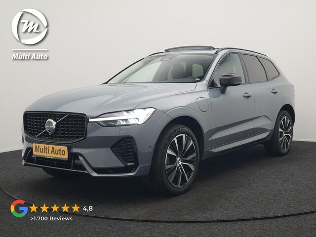 Volvo XC60 T6 AWD Plus Dark PHEV 350pk Dealer O.H. | Trekhaak Af Fabriek | Panodak | 360 Camera | Adaptive Cruise | Lederen Sportstoelen Memory & Verwarmd | 20'' L.M. | Keyless | Blis | Google Assistant | Apple Carplay | Stuur Verwarmd | DAB | Plug In Hybrid |