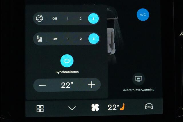 Volvo XC60 2.0 T6 293kW/399pk Aut8 Plug-in hybrid Ultra Dark PANORAMADAK + HARMAN/KARDON + ADAPT.CRUISE + HEAD-UP + STOELVERWARMING V&A + STUURVERWARMING + GOOGLE DASH + 360 CAMERA + BLIS + CTA + LUCHTVERING + 21" LM-VELGEN!!