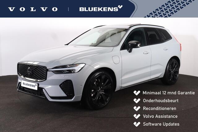 Volvo XC60 T8 Plug-in hybrid AWD Ultra Black Edition - Luchtvering - Panorama/schuifdak - IntelliSafe Assist & Surround - 360º Camera - Bowers & Wilkins audio - Adaptieve LED koplampen - Verwarmde voorstoelen, stuur & achterbank - Parkeersensoren voor & achter - Ele