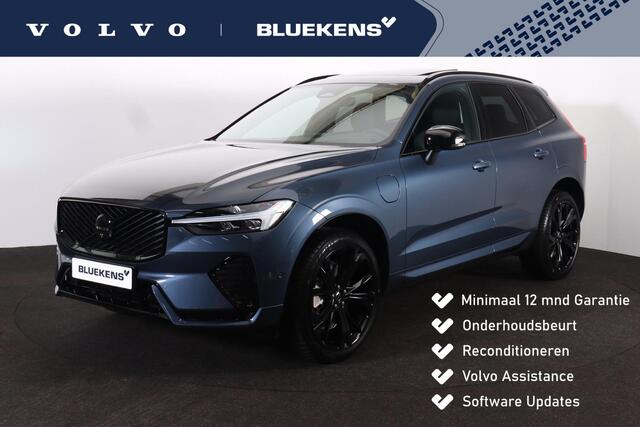 Volvo XC60 T6 Recharge AWD Plus Black Edition - Panorama/schuifdak - IntelliSafe Assist & Surround - 360º Camera - Harman/Kardon audio - Verwarmde voorstoelen, stuur & achterbank - Parkeersensoren voor & achter - Elektr. bedienb. voorstoelen met geheugen - Head up d